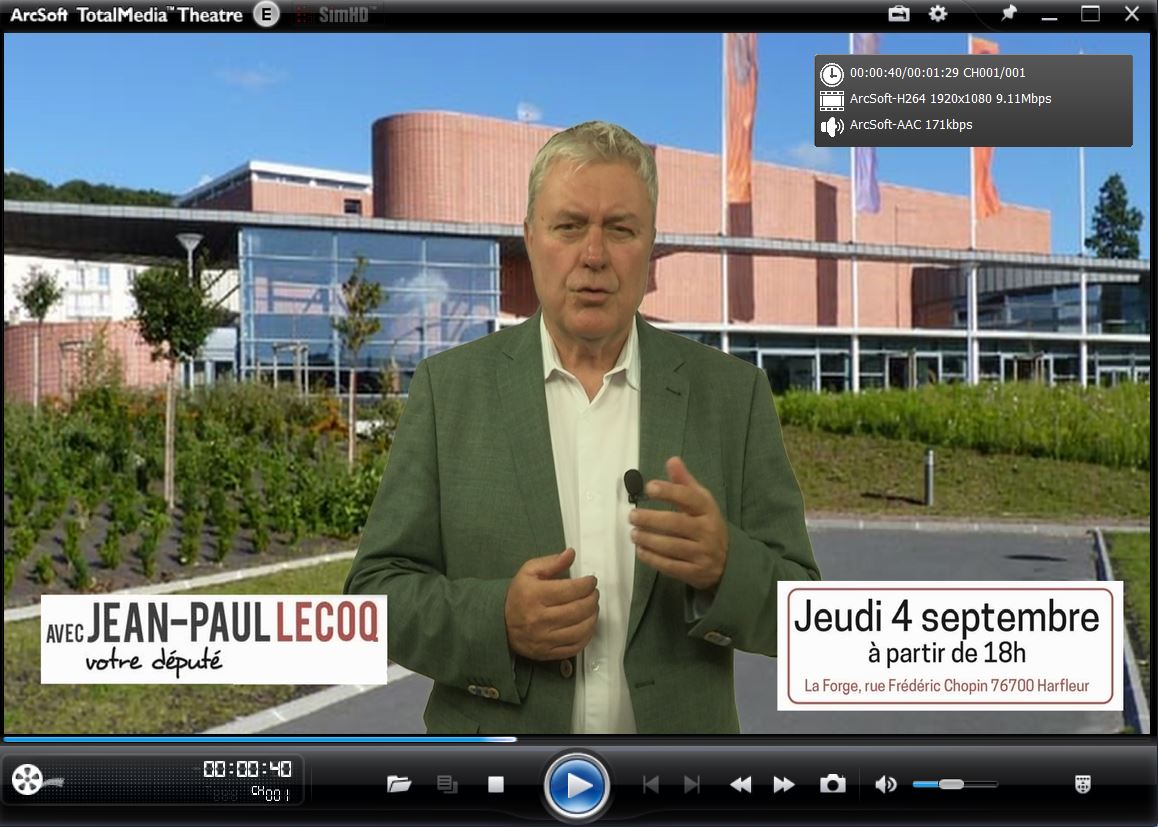 Impossible de lire la video