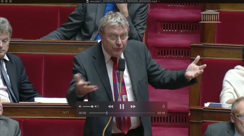 Impossible de lire la video
