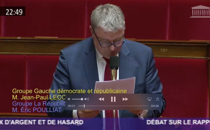 Impossible de lire la video